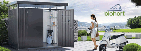 Biohort Gerätehäuser - Ob Biohort Gerätehaus, Biohort Highboard oder die Biohort Kissenbox - Biohort Produkte sind funktional und von höchster Qualität.